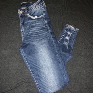 kancan high rise ankle jeans